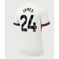 Stroje piłkarskie Chelsea Reece James #24 Koszulka Wyjazdowej dla damskie 2025-26 Krótki Rękaw